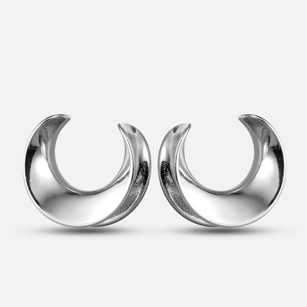 2PCS Saddle Plugs Tunnels Gauges Expansions