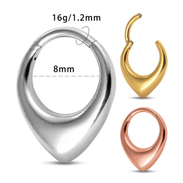 Teardrop Septum Clicker