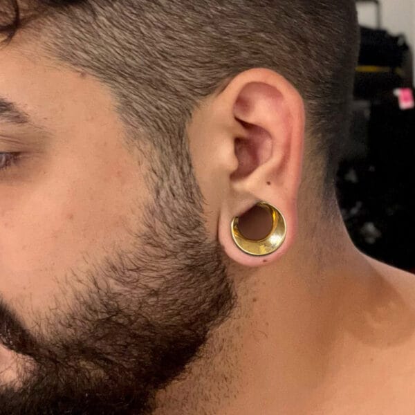 2PCS Saddle Plugs Tunnels Gauges Expansions