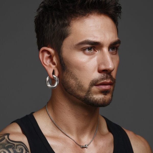 13-15 (4) 2PCS Twist Ring Ear Hangers Weights