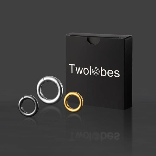 2PCS Hoop Ring Ear Hangers Weights