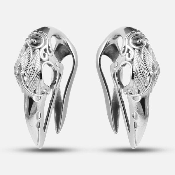 2PCS Eagle Head Ear Hangers Weights Dangle Gauges