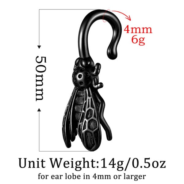 4mm 6g Bee Ear Hanger