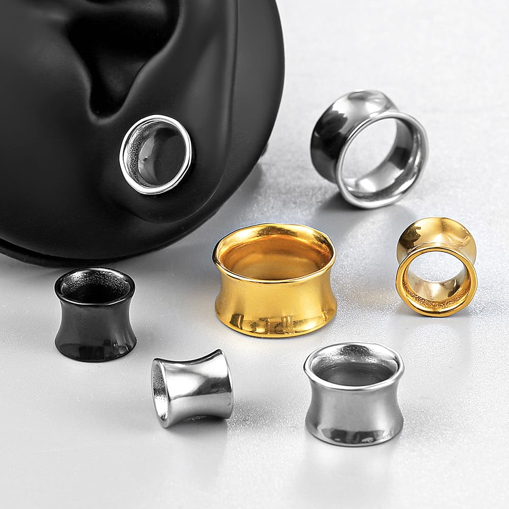 Leisure Irregular Round Ear Gauge - Image 3