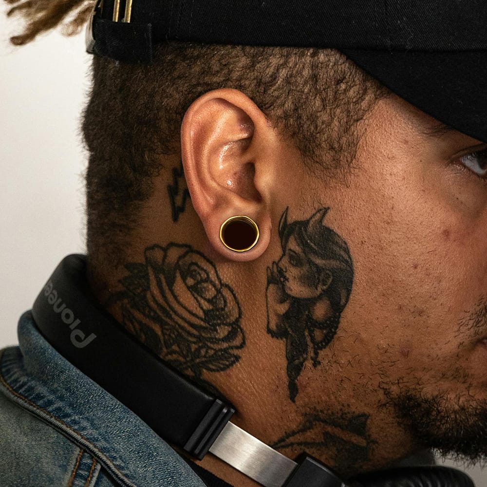 Leisure Irregular Round Ear Gauge - Image 4