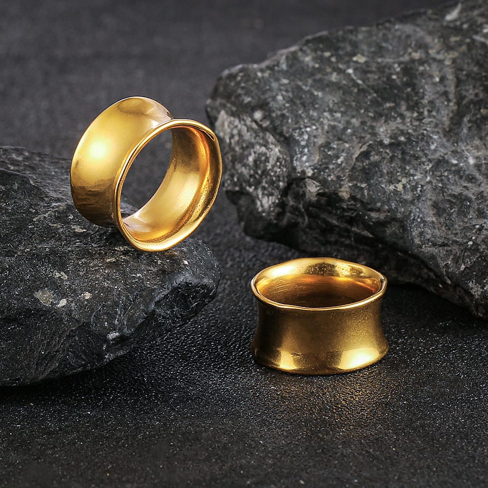 Leisure Irregular Round Ear Gauge - Image 5