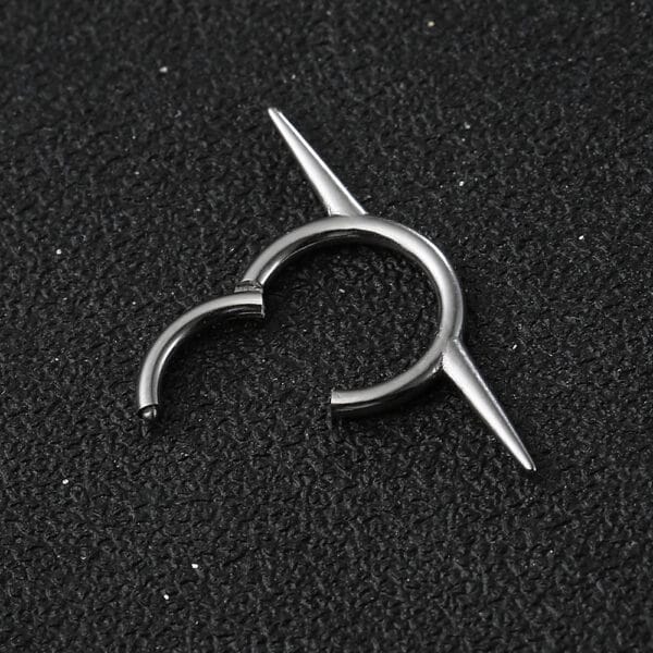 1PCS G23 Titanium Cool Septum Clicker Nose Rings Hoop Studs