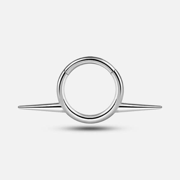 1PCS G23 Titanium Cool Septum Clicker Nose Rings Hoop Studs
