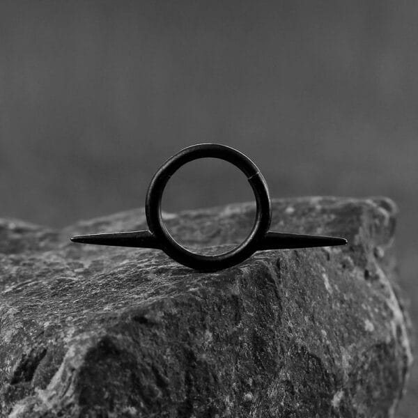 1PCS G23 Titanium Cool Septum Clicker Nose Rings Hoop Studs