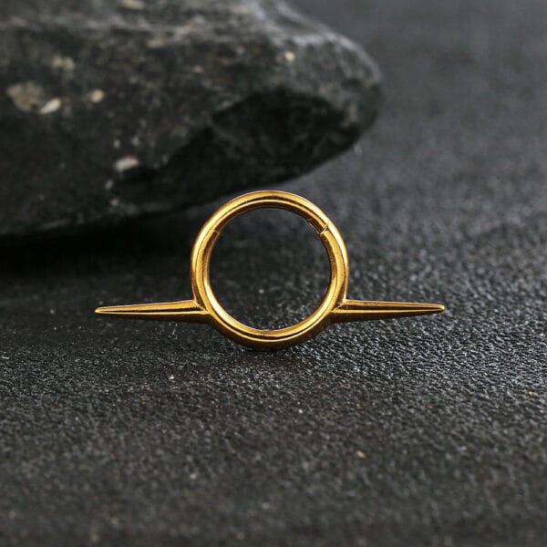 1PCS G23 Titanium Cool Septum Clicker Nose Rings Hoop Studs