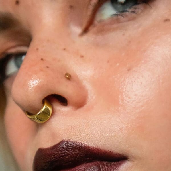 1PCS 316 Surgical Stainless Steel 16G Round Nose Rings Cartilage Hoop