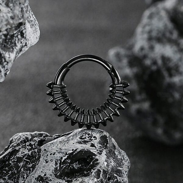 1PC 316 Surgical Stainless Steel Nose Rings Cartilage Segment Septum Clickers
