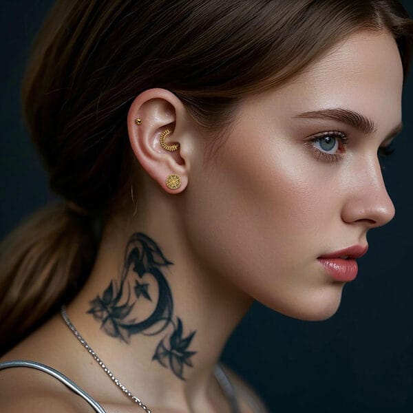 1PC 316 Surgical Stainless Steel Nose Rings Cartilage Segment Septum Clickers