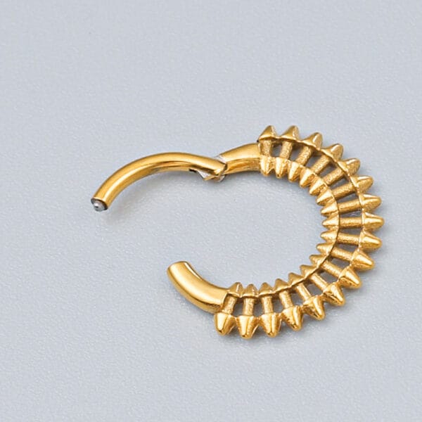 1PC 316 Surgical Stainless Steel Nose Rings Cartilage Segment Septum Clickers