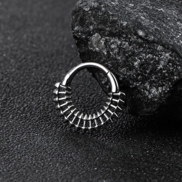 1PC 316 Surgical Stainless Steel Nose Rings Cartilage Segment Septum Clickers