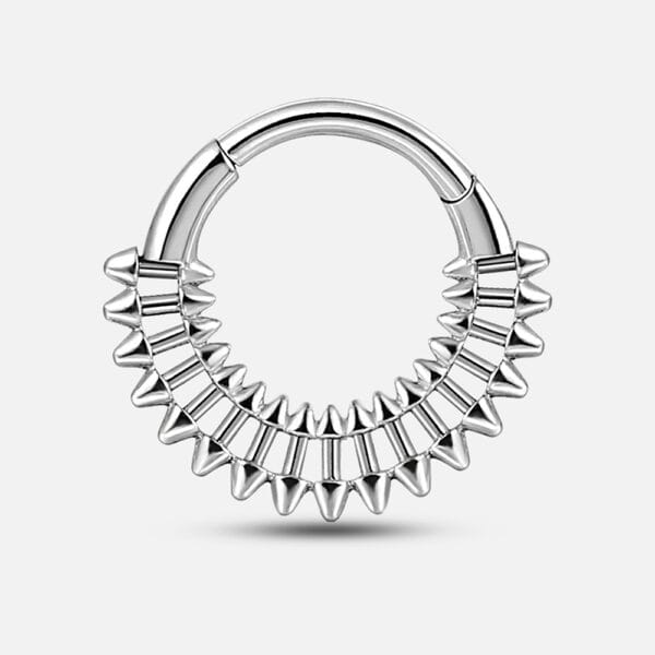 1PC 316 Surgical Stainless Steel Nose Rings Cartilage Segment Septum Clickers
