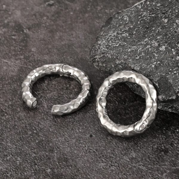 2PCS Vintage Circle Ear Weights Hangers