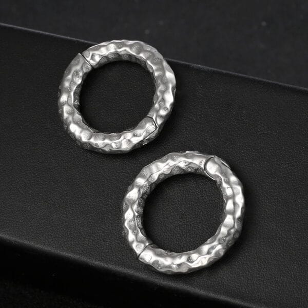 2PCS Vintage Circle Ear Weights Hangers
