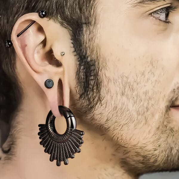 2PCS 316 Stainless Steel Ear Weights Hangers Stretcher