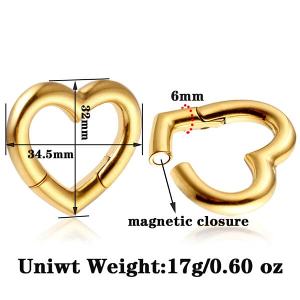 Heart Ear Weights