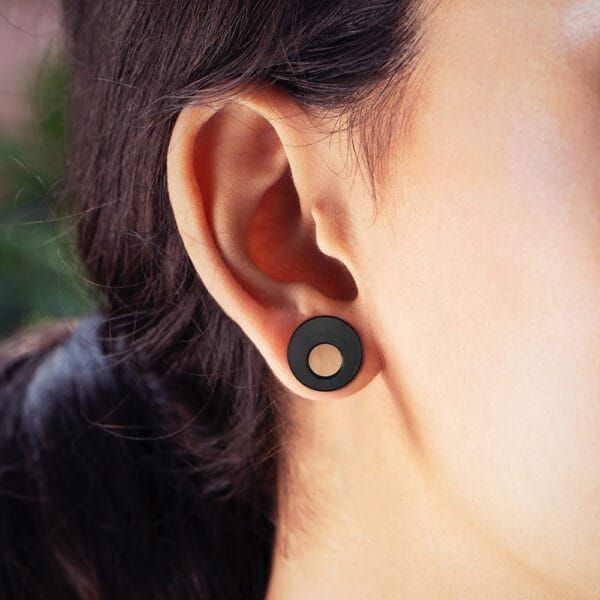 2PCS 316 Stainless Steel New Ear Gauges Tunnels Plugs Stretcher Studs