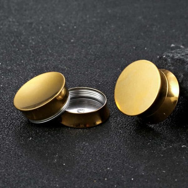 Round Ear Tunnels Plugs