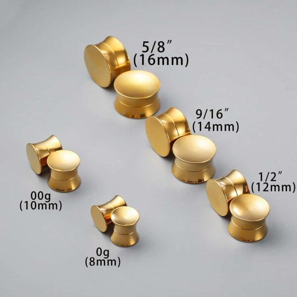 Round Ear Tunnels Plugs