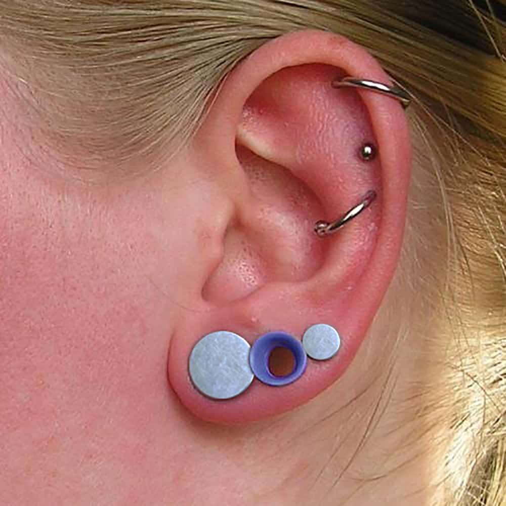Round Ear Tunnels Plugs - Image 4