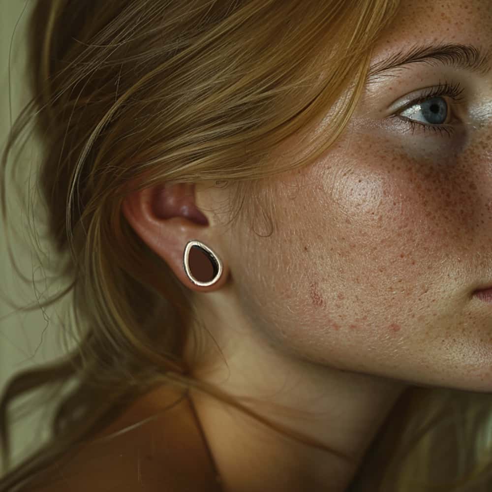 Water Drop Stainless Steel Ear Gauges - Image 4