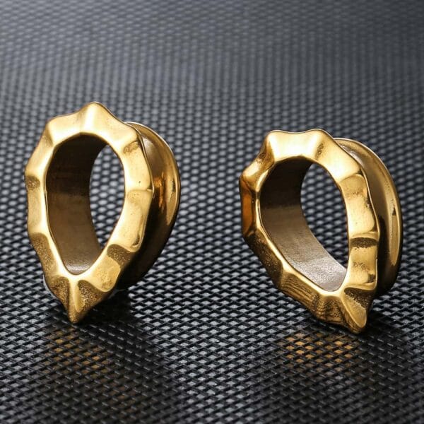 Water Drop Stainless Steel Ear Gauges