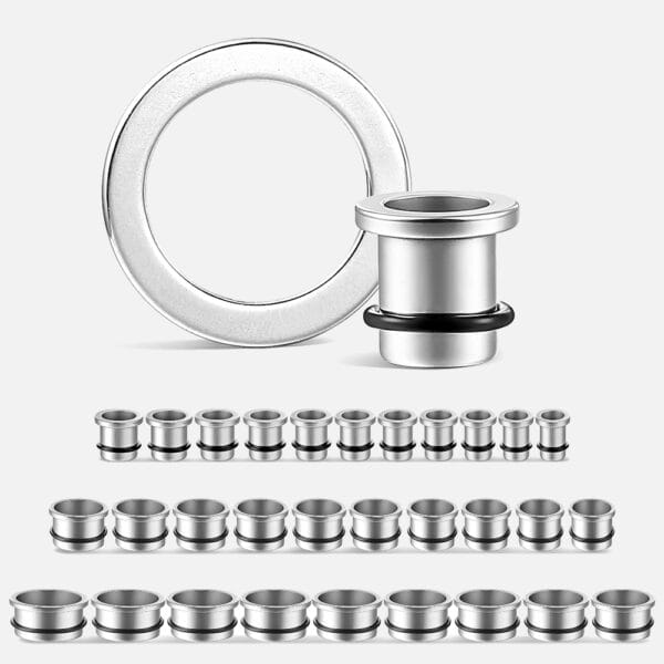 Cosy Basic Ear Gauges Tunnels Expander Plugs 0.5mm Increments