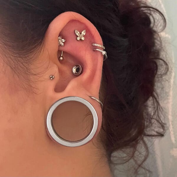 Cosy Basic Ear Gauges Tunnels Expander Plugs 0.5mm Increments