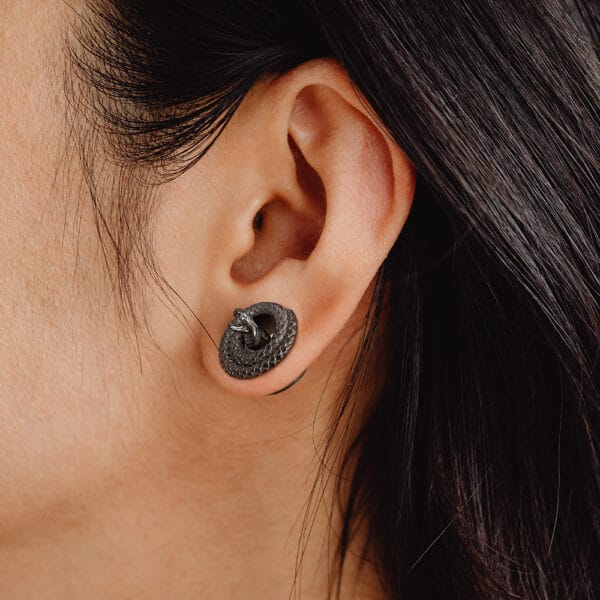 2PCS Coiled Cobra Snake Piercing Body Jewelry