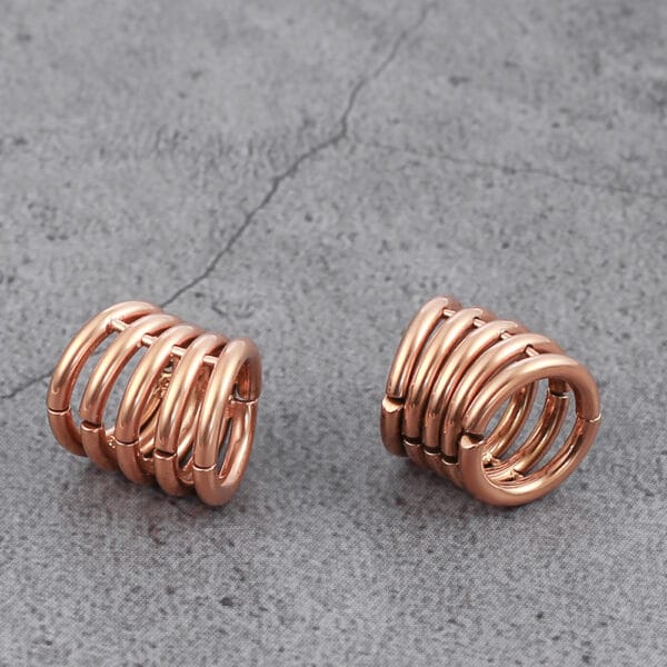 00g Stacker Rings Ear Lobe Cuff Stretcher Clip on Cartilage