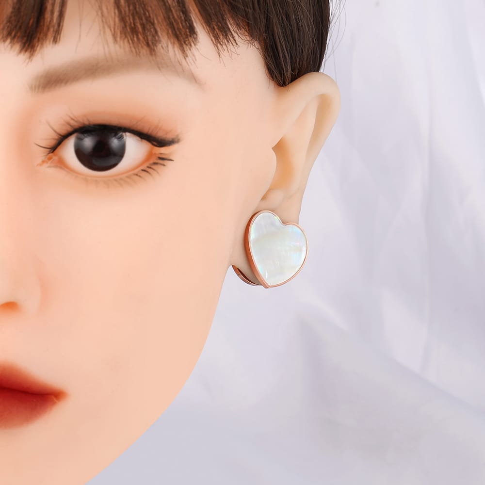 Heart Conch Ear Tunnels Plugs - Image 5