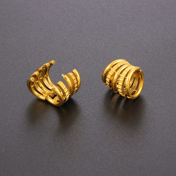 Lobe Cuff Ear Gauges Stretcher Earring Clip on Cartilage 00g
