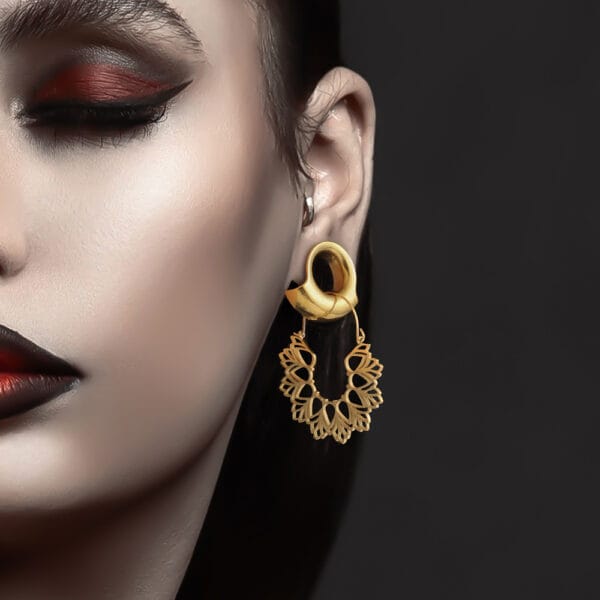 2PCS 316 Stainless Steel Hypoallergenic Ear Gauge Plugs