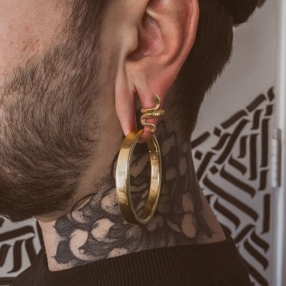 Snake Ear Lobe Cuff - Image 5