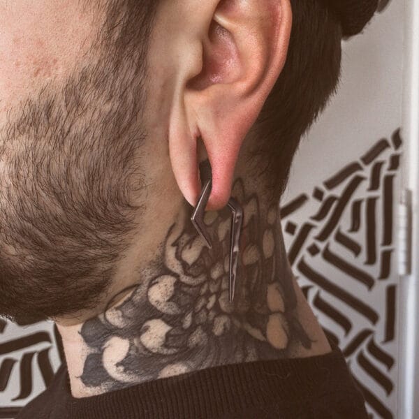 2PCS Punk Ear Weights Hangers Ear Plug Dilations