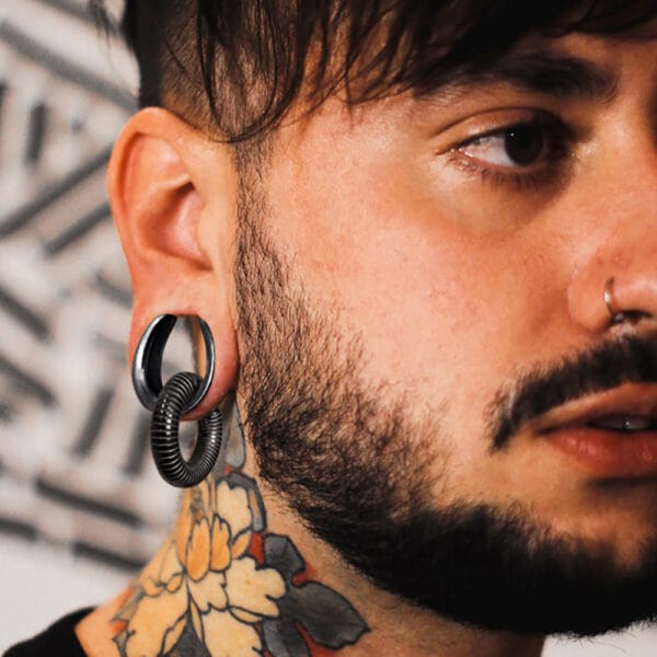 Thread Round Ear Hangers