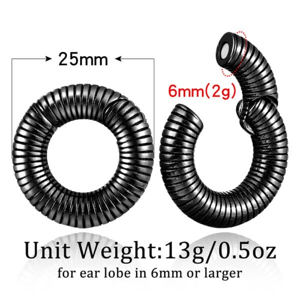 Thread Round Ear Hangers