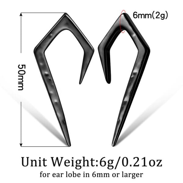 Punk Ear Weights Hangers