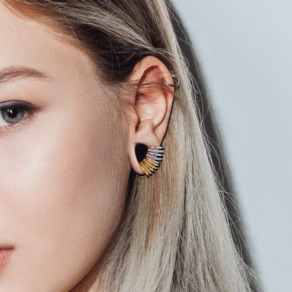 Lobe Cuff Ear Gauges Stretcher Earring Clip on Cartilage 00g
