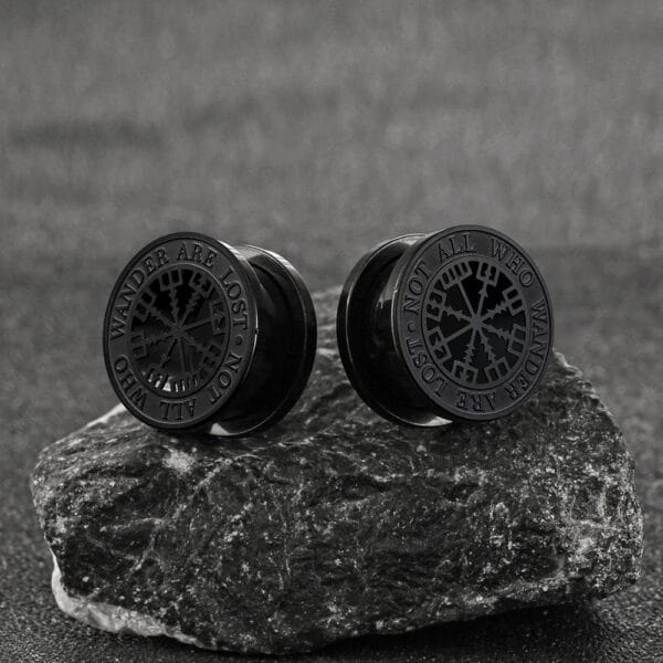 2PCS Norse Mythology Ear Gauges Plugs Expander