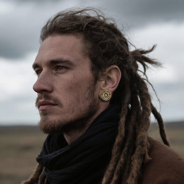 2PCS Norse Mythology Ear Gauges Plugs Expander