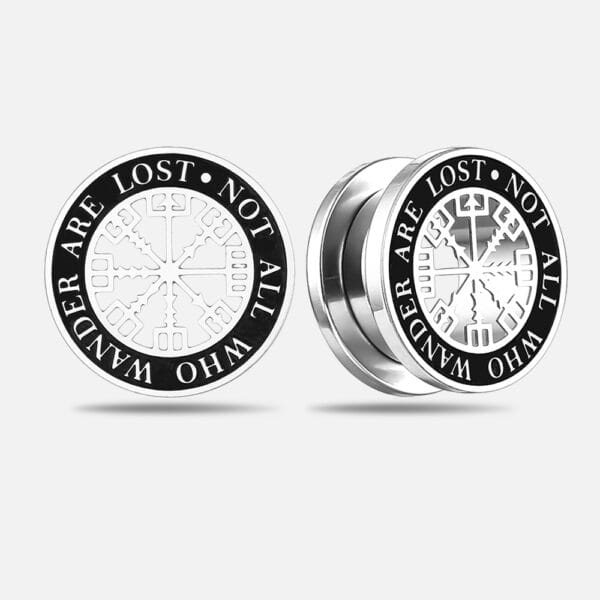 2PCS Norse Mythology Ear Gauges Plugs Expander