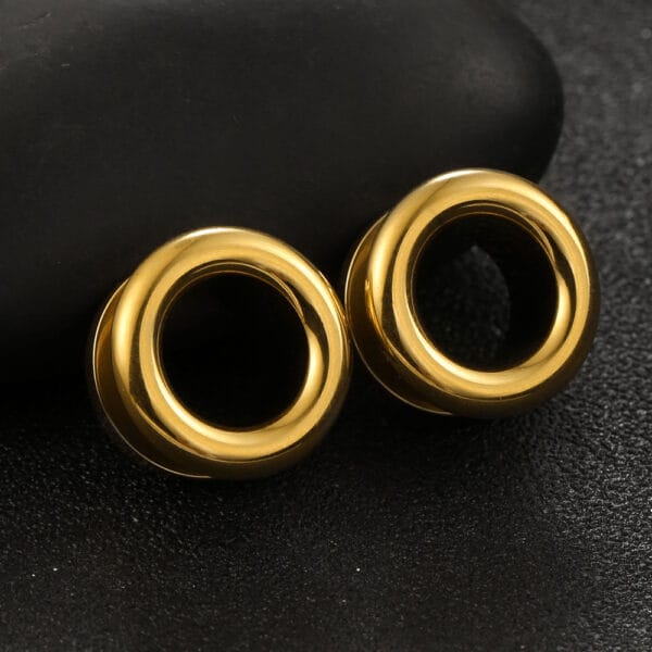 1665-GO (11) Screw Fit Ear Gauges