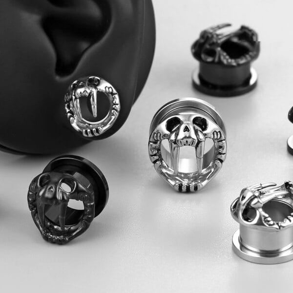 Animal Fangs Ear Gauges