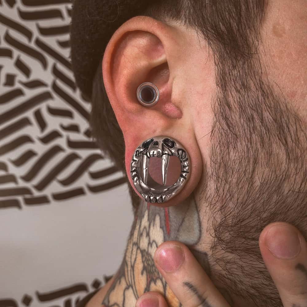 Animal Fangs Ear Gauges - Image 2