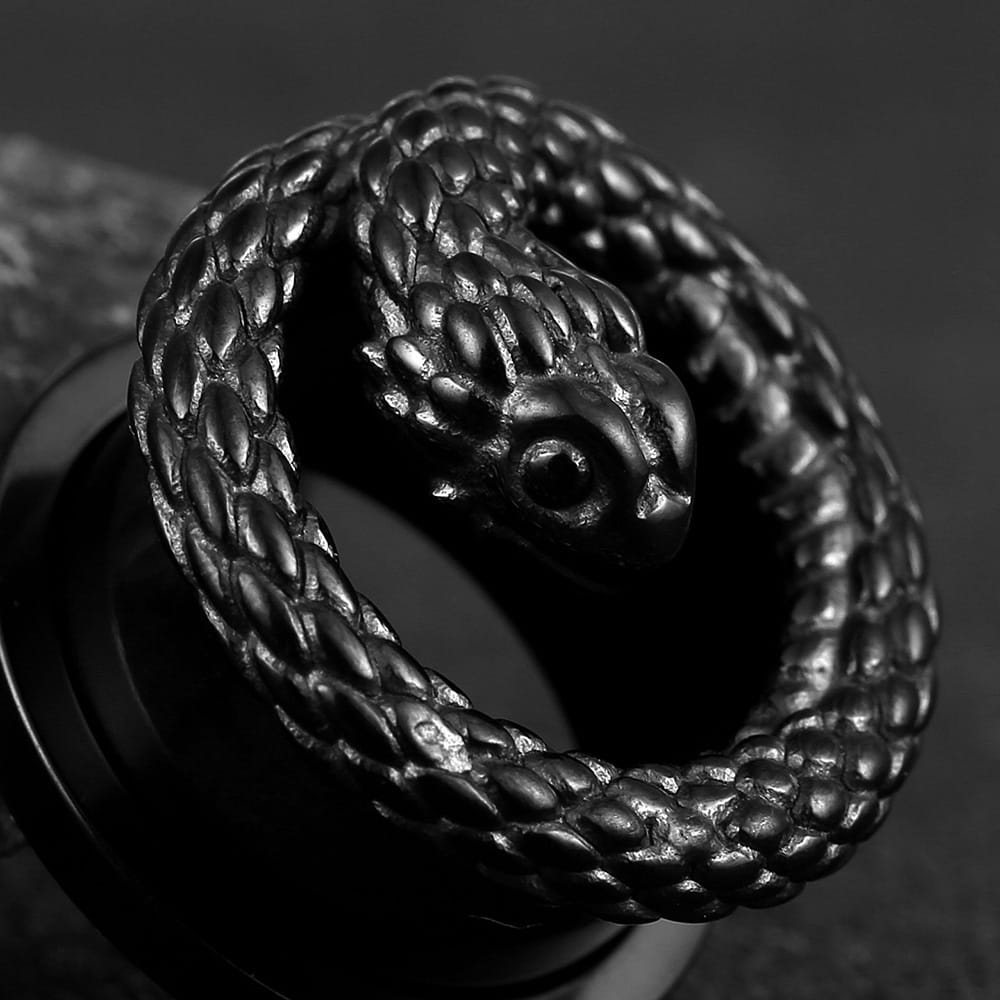 Punk Snake Ear Tunnels - Image 3